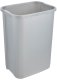 Waste bin with swivel lid 10L Swantje 25 5x19x38cm air silver color 4001515306959 2