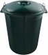 Waste bin Mega 70L Hugo O55x60 5cm dark green 4001515219631 1