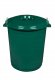 Waste bin Mega 70L Hugo O55x60 5cm dark green 4001515219631 4