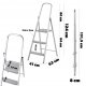 Folding stepladder K40 BasicLine / steel / 3 steps safety handle 4007126017208 12