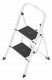 Folding stepladder K40 BasicLine / steel / 2 steps safety handle 4007126017192 1
