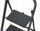 Folding stepladder K44 StandardLine / steel / 2 steps safety handle / black 4007126241726 4