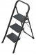 Folding stepladder K44 StandardLine / steel / 3 steps safety handle / black 4007126241733 1
