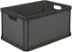 LA-KA-PE Transport box with load capacity up to 30kg Robert 60x40x32cm 64L graphite color 4052396010039 1