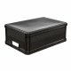 LA-KA-PE Transport box with load capacity up to 30kg Robert 60x40x22cm 45L graphite color 4052396010022 5