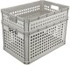 Transport basket with load capacity up to 60kg Robert 60x40x32cm 64L grey 4052396083149 5