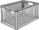 Transport basket with load capacity up to 60kg Robert 60x40x32cm 64L grey 4052396083149 7
