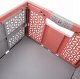 Folding box with load capacity up to 30kg Lea 48 5x35x23 5cm 32L red 4052396086782 7