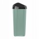 Waste bin with swivel lid 25L Swantje 33 5x25 5x53 5cm green 4052396104721 4