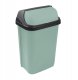 Waste bin with rotating lid 25L Rasmus 34x26x54cm green 4052396104646 1