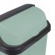 Waste bin with rotating lid 25L Rasmus 34x26x54cm green 4052396104646 3
