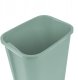 Waste bin with rotating lid 25L Rasmus 34x26x54cm green 4052396104646 5