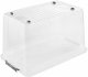 Box with lid on wheels clipbox Leo 59x38x35 5cm 56L transparent 4052396109788 2