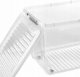 Box with lid on wheels clipbox Leo 59x38x35 5cm 56L transparent 4052396109788 3