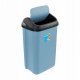 Waste bin with swivel lid 10L Swantje 25 5x19x38cm blue 4052396104714 3