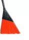 Street broom with a flat brush, orange 4751016270043 3