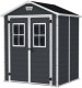 Garden shed Manor 6x5 DD (with 2 windows front) dark gray 7290106938205 1