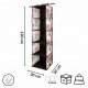 Hanging organizer with 5 shelves 30x30x120cm Floral Beauty 8000303311270 2