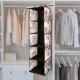 Hanging organizer with 5 shelves 30x30x120cm Floral Beauty 8000303311270 4