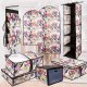 Hanging organizer for 5 handbags Floral Beauty 8000303311348 11