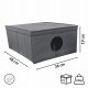 Folding box M size 48x36x19cm Gray 8000303317357 2