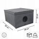Folding box L size 50x40x25cm Gray 8000303317364 4