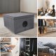 Folding box L size 50x40x25cm Gray 8000303317364 9