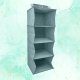 Hanging organizer with 4 shelves 30x30x80cm Mint 8000303317739 1