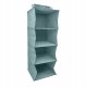 Hanging organizer with 4 shelves 30x30x80cm Mint 8000303317739 1