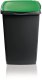 Waste bin Ecosolution 45L 37x36x53 5cm dark grey/green 8009115034247 1