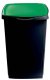 Waste bin Ecosolution 45L 37x36x53 5cm dark grey/green 8009115034247 2