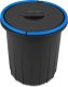 Waste bin Ecosolution 25L 37 5x37 5x39cm dark grey/blue 8009115042747 2