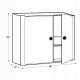 TATAY Horizontal bathroom cabinet provides 4