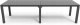 Garden table Julie Double Table (2 configurations) grey 8711245150376 1