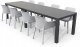 Garden table Julie Double Table (2 configurations) grey 8711245150376 2