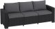 Darza sofa California 3 Seater Sofa gray 8711245154305 1