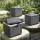 Garden chair/storage box Cube with cushion brown 8711245158372 4