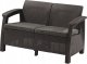 Garden sofa two-seater Corfu Love Seat gray 8711245158730 1
