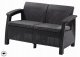 Garden sofa two-seater Corfu Love Seat gray 8711245158730 2
