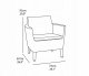 Garden chairs 2 pcs. Salemo Duo besi 8711245158846 6