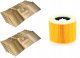 10x Worek do odkurzacza papierowy KARCHER WD3, WD3.200 MV 3 SE 4001 SE 4002 1
