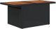 vidaXL Zestaw Sofa Ogrodowa Zestaw 8 Czarny Polirattan, Stal, Drewno 6