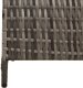 vidaXL Przegroda Pokojowa 4 Panele Składana Szara 195x180 cm Polirattan 9