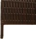 vidaXL VidaXL Przegroda Pokojowa 4 Panele Składana Brązowa 195x180 cm z Polirattanu 8