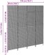 vidaXL VidaXL Przegroda Pokojowa 4 Panele Składana Brązowa 195x180 cm z Polirattanu 10