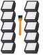 10 FILTR FILTRY POWIETRZA DO IROBOT ROOMBA E4 E5 E6 E7 I3 I4 I5 I6 I7 I8 J7 1