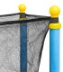 TRAMPOLINA OGRODOWA DUŻA STABILNA DLA DZIECI DO DOMU Z SIATKĄ 138 x 160 CM 4