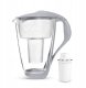 Szklany dzbanek Dafi CRYSTAL LED stalowy 6xUnimax 13