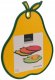 Kolorowa deska kuchenna do krojenia 30x28x8cm Plastikowa w kształtach owoców 1