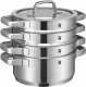WMF Compact Cuisine 5-częściowy zestaw garnków indukcyjnych Cromargan 1